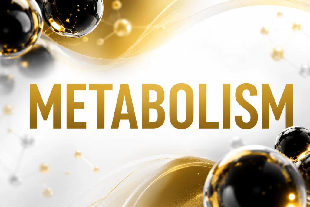 grafika napis metabolism