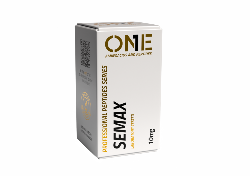 Pudełko peptydu Semax 10 mg – odczynnik peptydowy do zastosowań laboratoryjnych