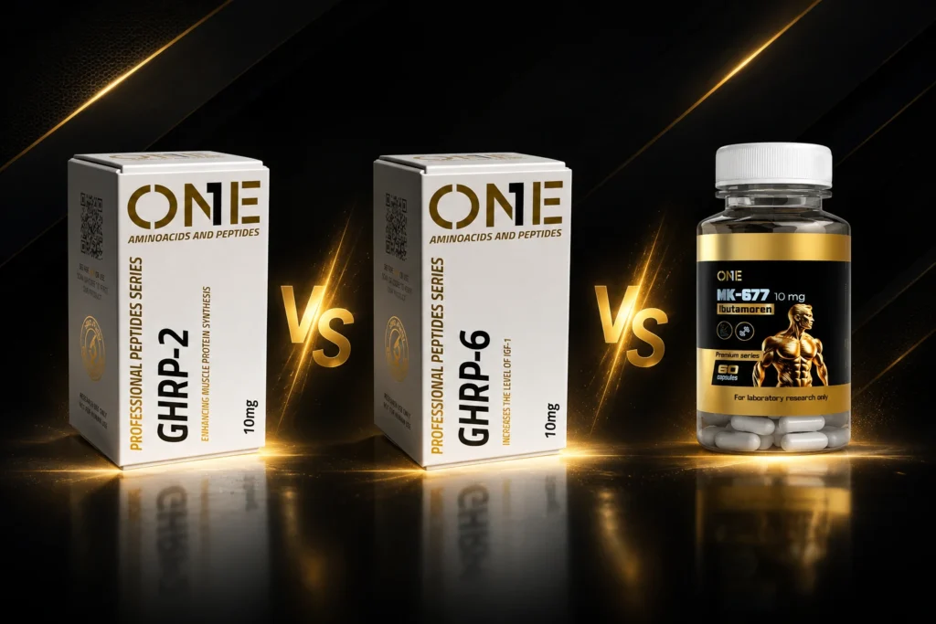 mk677 vs ghrp2 vs ghrp6 porownanie dczynników oddziałujacych na hormon wzrostu